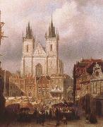 ralph vaughan willams mk the old market place in prague oil painting reproduction